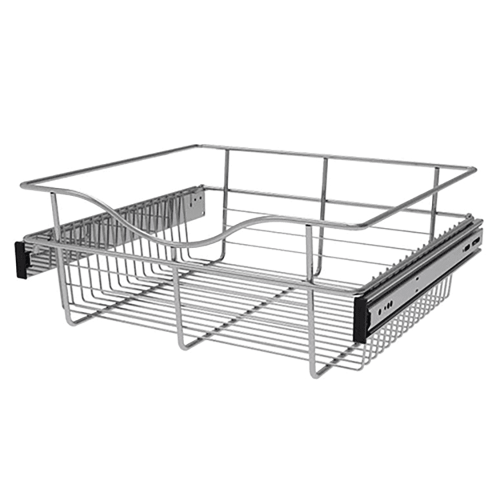 Chrome Finish Wire Basket for Rev-A-Shelf 7x16x18 Pull-Out