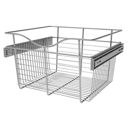 Organize Your Cabinets with Rev-A-Shelf Wire Basket - 11" x 16" x 18" Wide Heavy-Gauge