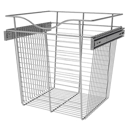 Organize Your Space with Rev-A-Shelf's Pull-Out Wire Basket in Chrome Finish