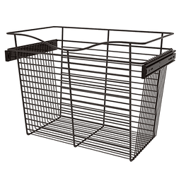 Pull-Out Wire Basket for Cabinets with Oil-Rubbed Bronze Finish by Rev-A-Shelf