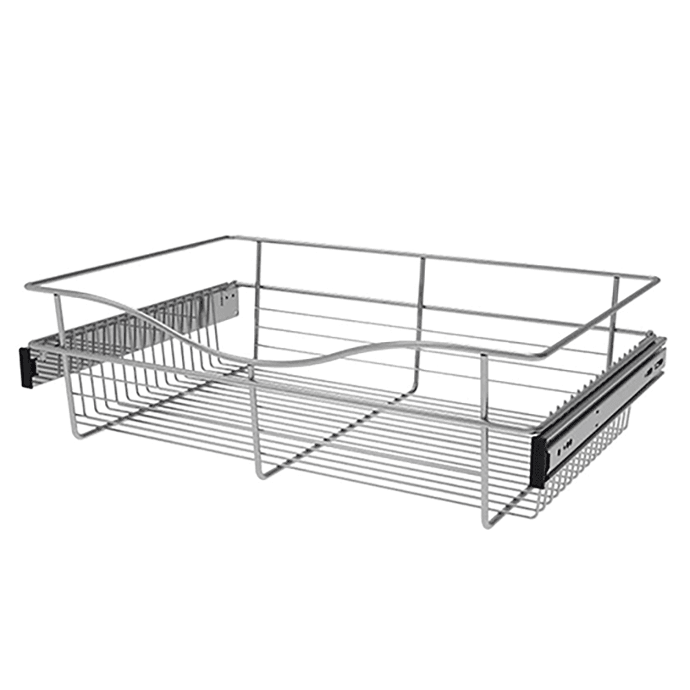 Organize Your Space with Rev-A-Shelf's Pull-Out Wire Basket in Chrome Finish