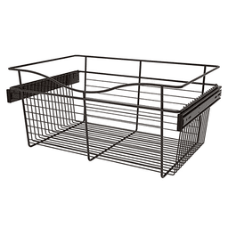 Oil-Rubbed Bronze Wire Basket for Cabinets by Rev-A-Shelf