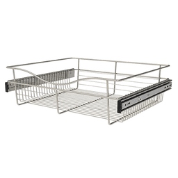 Heavy-Gauge Pull-Out Wire Basket for Cabinets