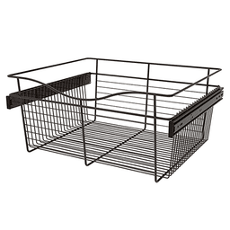 Heavy-gauge wire basket for Rev-A-Shelf, 11" x 20" x 24", in oil-rubbed bronze finish