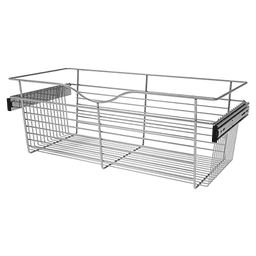 11x14x30 Wide Pull-Out Basket by Rev-A-Shelf in Chrome