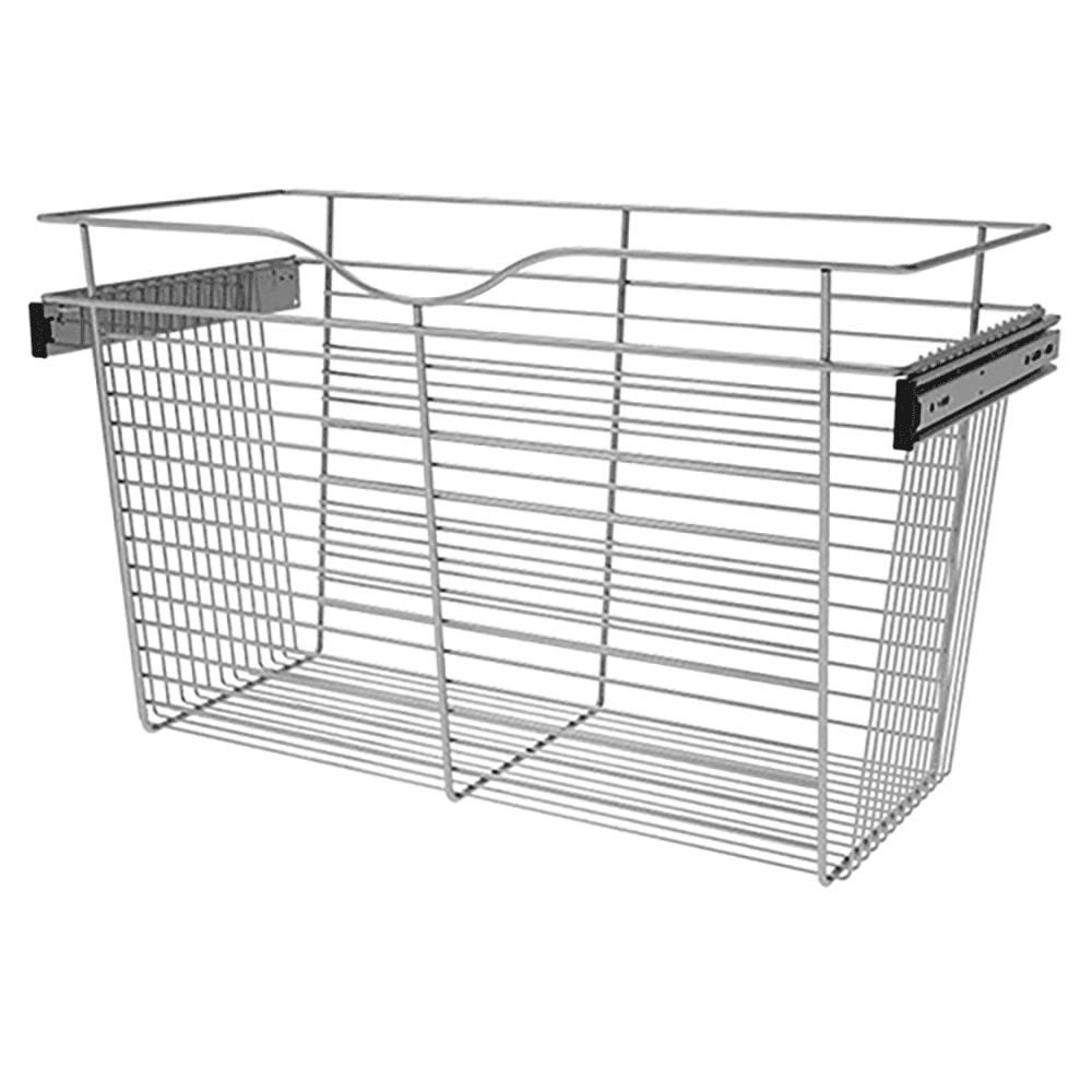 Heavy-Gauge Pull-Out Wire Basket for Rev-A-Shelf