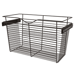 Heavy-Gauge Pull-Out Wire Basket for Cabinets by Rev-A-Shelf