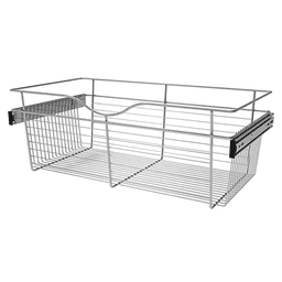 Heavy-Duty Chrome Pull-Out Basket for Rev-A-Shelf - 11x16x30