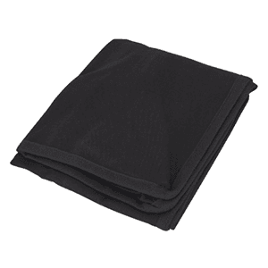 24" 1-Tier Closet Basket Cloth Liner, Black - Main Image