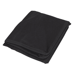 24" 1-Tier Closet Basket Cloth Liner, Black - Main Image