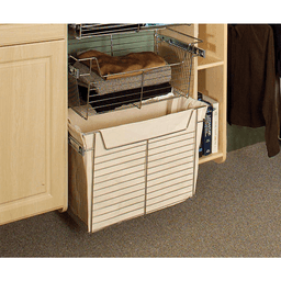 Rev-A-Shelf Canvas Closet Basket Liner in Tan Finish