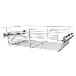 Full-extension, ball-bearing slide Closet Basket by Rev-A-Shelf