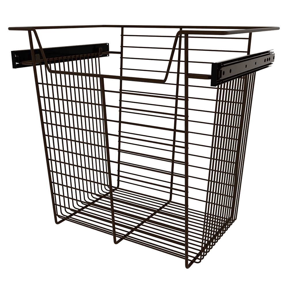 Luxury Wire Closet Basket in Chrome Finish