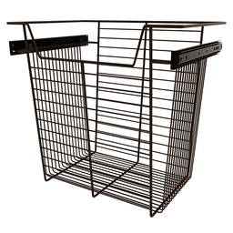 Luxury Wire Closet Basket in Chrome Finish