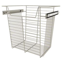 17" x 14" x 18" Wide Sidelines Pull-Out Wire Closet Basket