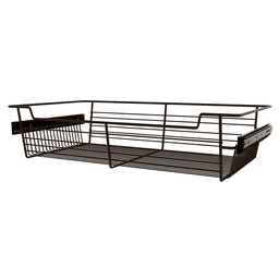Full-Extension Ball-Bearing Slides - Rev-A-Shelf Bronze Closet Basket