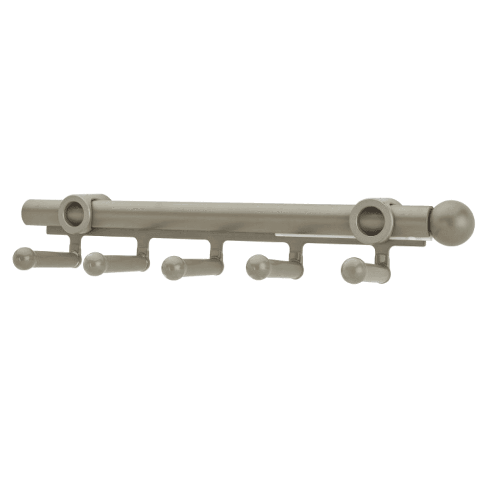 Rev-A-Shelf 13-7/8"-21-7/8" Satin Nickel Belt/Scarf Organizer - Front View