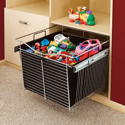 Secure Velcro Straps to Hold Basket Liner in Place