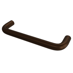 Rev-A-Shelf 96mm Sidelines Straight Handle Pull, Bronze - Front View