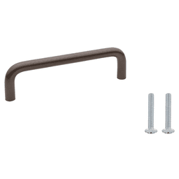 Rev-A-Shelf 96mm Sidelines Straight Handle Pull, Bronze - Installed View