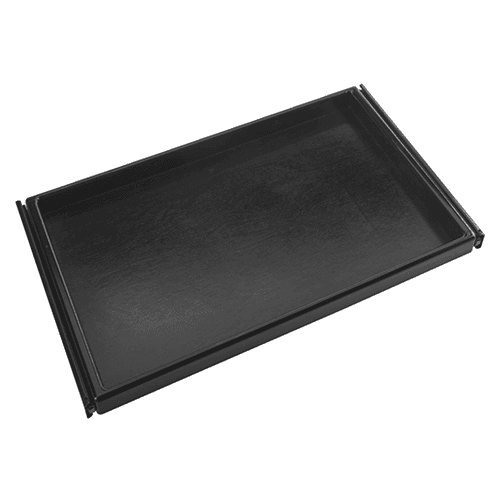 Rev-A-Shelf 2" x 24" x 14" Pull-Out Jewelry Drawer Insert with Slides, Black - Keep Jewelry Organized with Full-Extension Slides