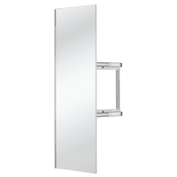Full Body Mirror - Adjustable Height - Fits Any Partition