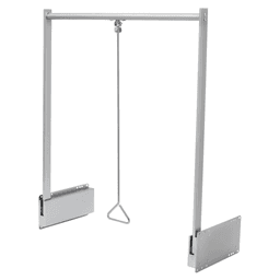 18" - 48" Pull Down Closet Rod, Matte Finish Alt 1 - Image