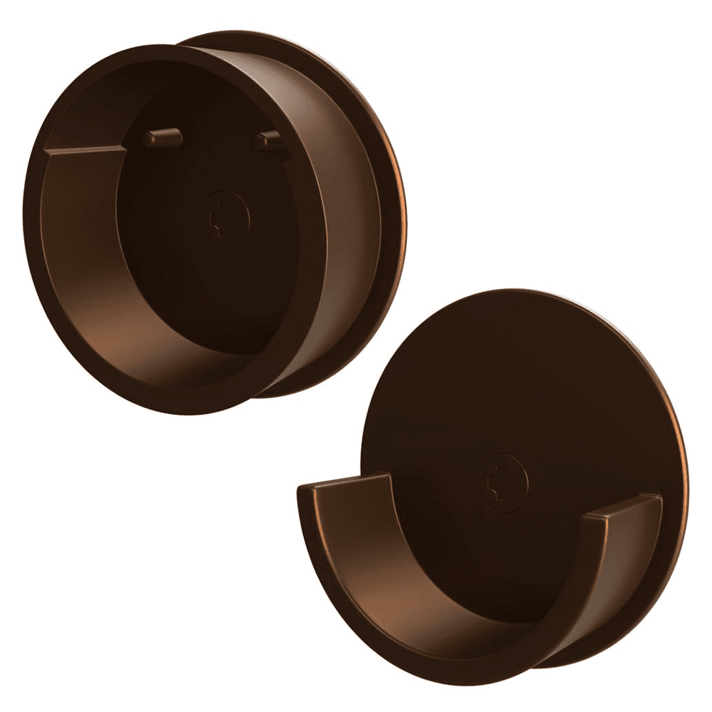 Easy to Install Closet Pole Cap by Rev-A-Shelf in Bronze Finish