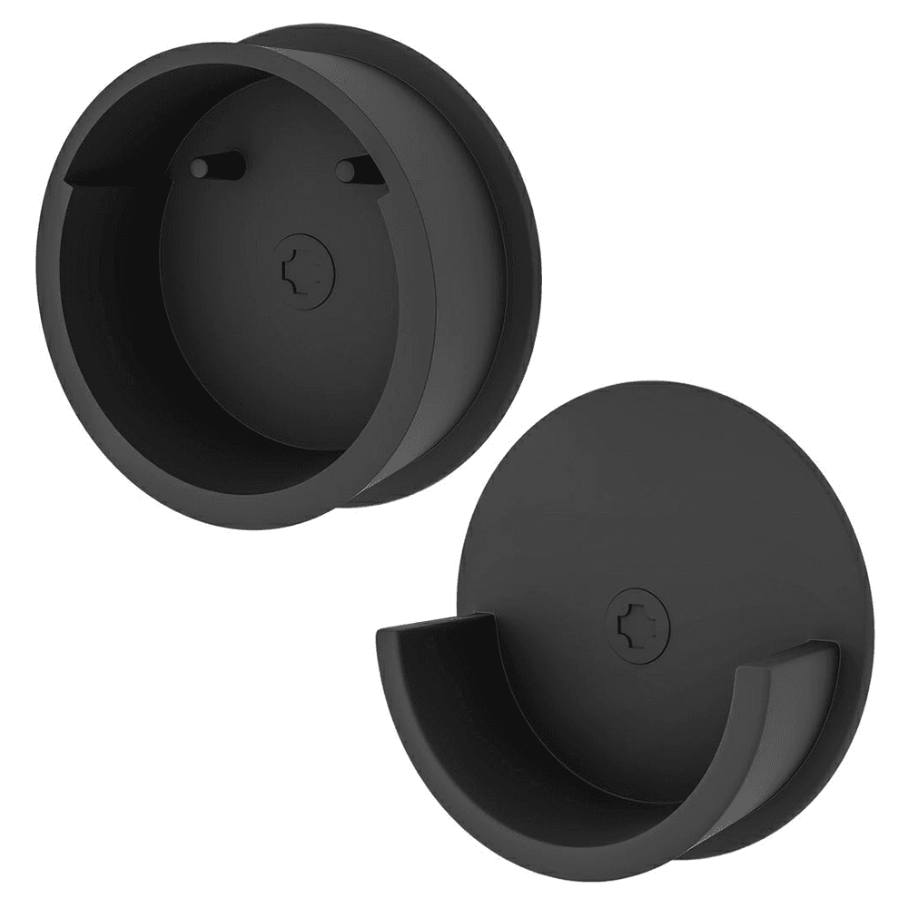 Closet Rod End Cap, Matte Black Finish Main - Image