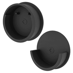 Closet Rod End Cap, Matte Black Finish Main - Image