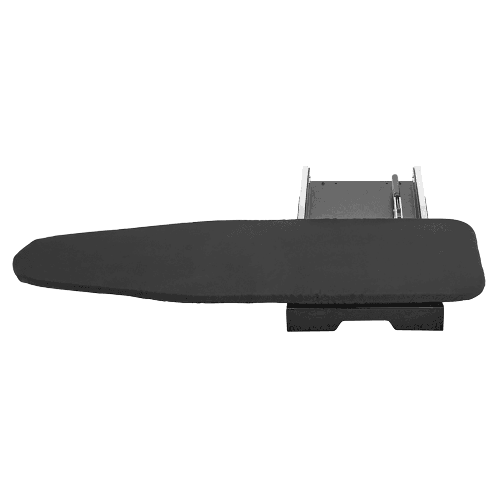 37-13/16" Sidelines No-Door Elite Rotating Ironing Board with Soft-Close, Matte Black Finish Alt 1 - Image