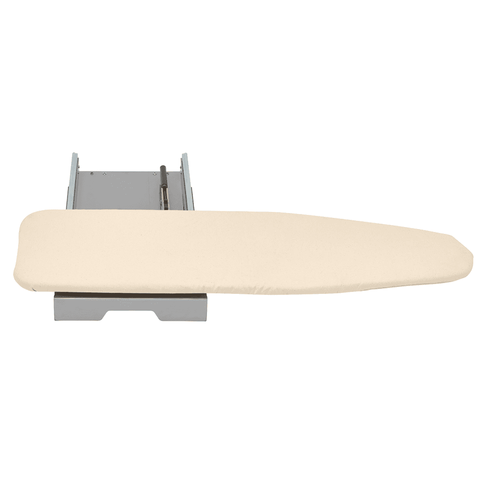 Ironing board 38" long and 13" wide for perfecting your day's outfit