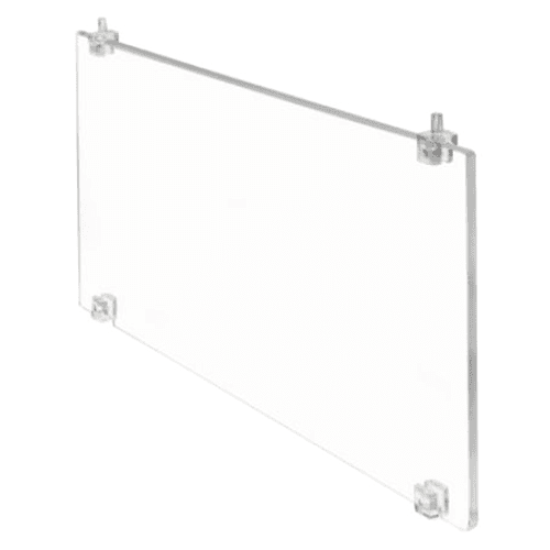 Clear Acrylic 6" Shoe Shelf Divide by Rev-A-Shelf