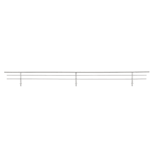 Chrome Finish Shoe Rail by Rev-A-Shelf - Keep Your Shoes Neat and Tidy