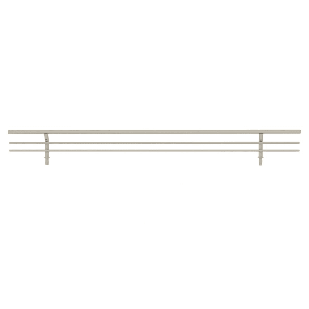 Rev-A-Shelf 17" Sidelines Wire Shoe Rail Satin Nickel Finish - Image 1