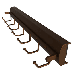 Bronze finish belt rack for 14" or greater panels