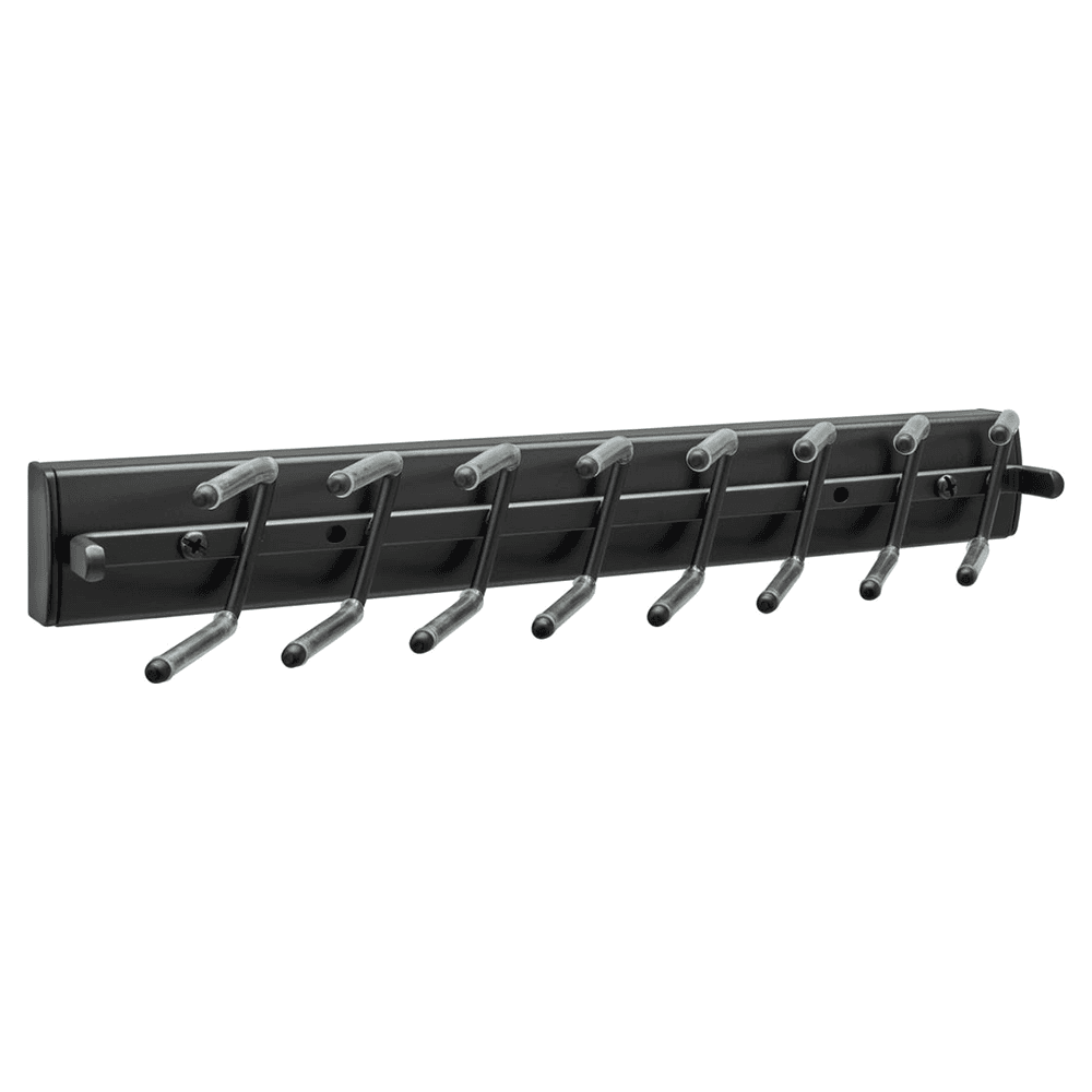 13-11/16" Sidelines Swivel Tie Rack, Matte Black Main - Image