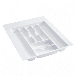 17-1/2" Cutlery Tray, White - Main Image
