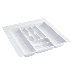 21-7/8" Cutlery Tray, White - Main Image