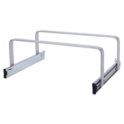 Rev-A-Shelf CB Series Closet Basket Top Mount Bracket Set in Anodized Aluminum Finish