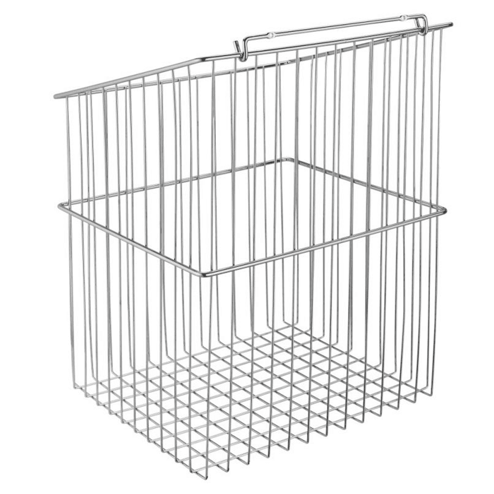 Rev-A-Shelf 19-1/2" x 13-1/2" x 16" Tilt-Out Wire Hamper in Chrome Finish