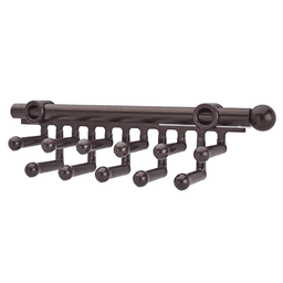 11-7/8" - 18-1/2" Tie/Scarf Organizer in Oil-Rubbed Bronze Finish