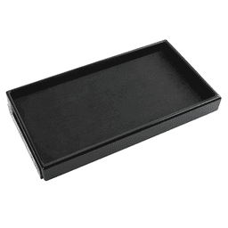 Black Finish Jewelry Organizer with Soft-Close Undermount Slides and Drawer Head Mounting Capability