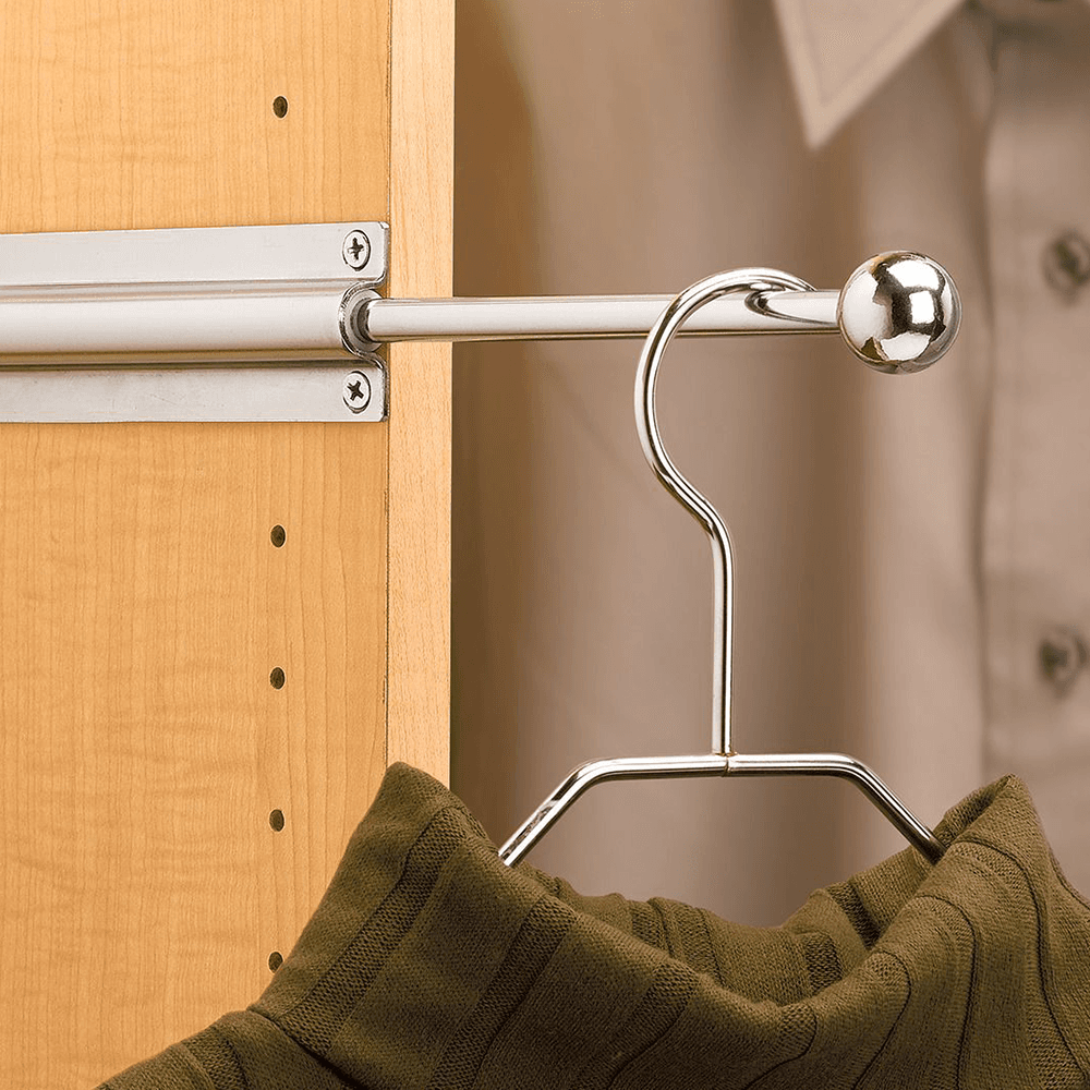 Rev-A-Shelf Pull-Out Valet Rod in Chrome Finish, Closet Organizer