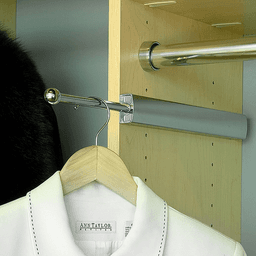 Rev-A-Shelf 12" Sidelines Pop-Out Valet Rod in Chrome Finish