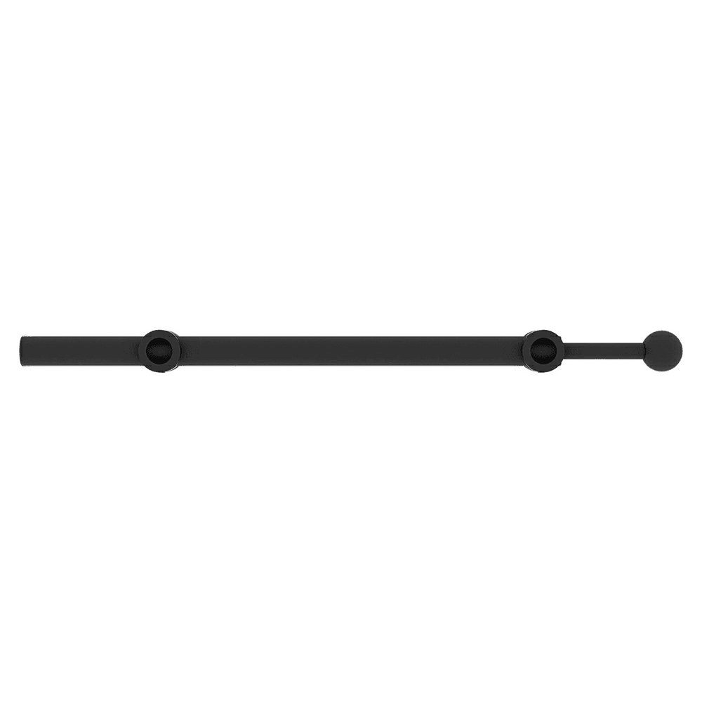 Pull-Out Designer Sliding Valet Rod, Matte Black Finish Main - Image