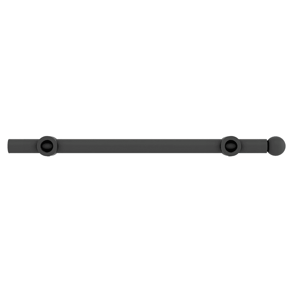 13-7/8" - 21-7/8" Sliding Valet Rod, Matte Black Alt 3 - Image