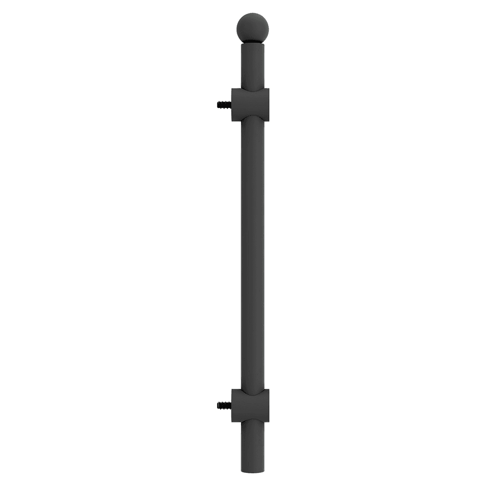 13-7/8" - 21-7/8" Sliding Valet Rod, Matte Black Alt 4 - Image