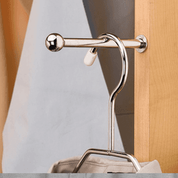 Rev-A-Shelf Insert Valet Rod, Chrome Finish - Image 1