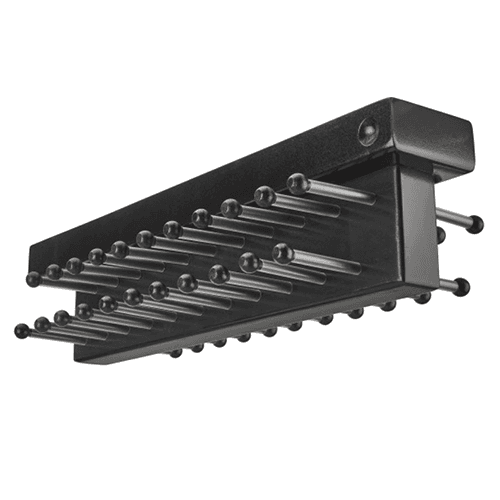 14" Slide-Out Maple Tie Butler, Black Finish - Image 1 - Rev-A-Shelf